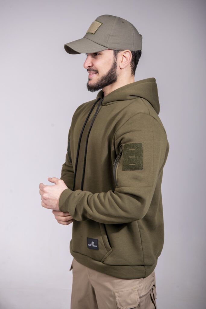 HBT-001 Hudi xaki rəng - Black Rams Tactical